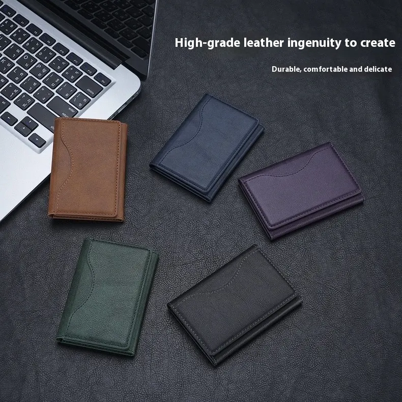 MagSafe Magnetic Card Holder Tri-fold Wallet