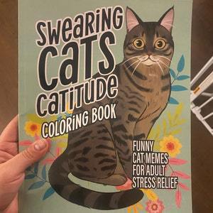 Title 2, Swearing Cats Catitude Cat Coloring Book