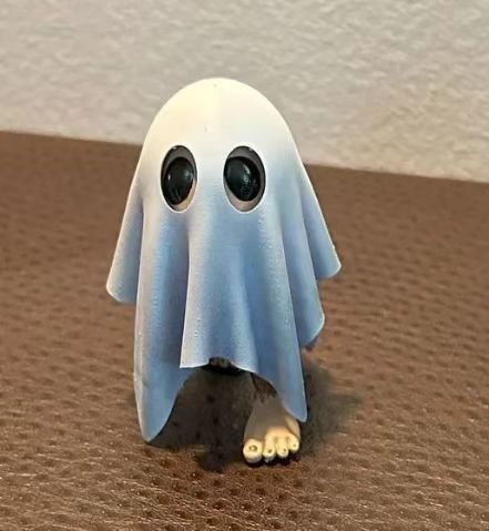 B Ghost Ornaments