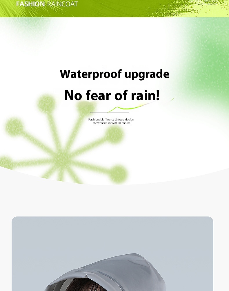 Title 25, Capa de chuva portátil de EVA para viagens ao a...