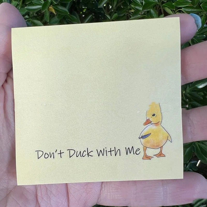 Don't Avoid Me Duck Note