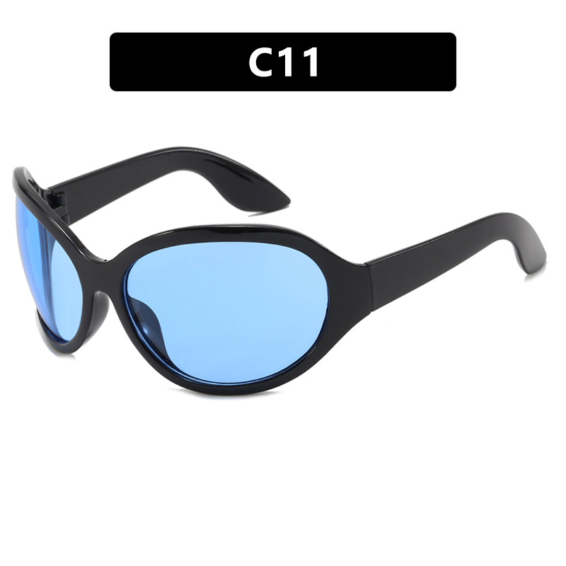 Bright Black Blue Lens