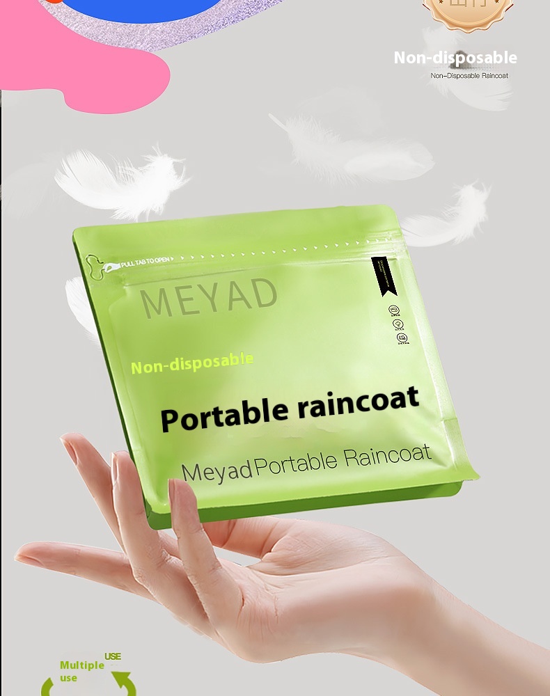 Title 19, Capa de chuva portátil de EVA para viagens ao a...
