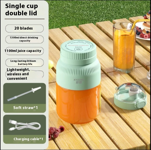 Single cup double lid