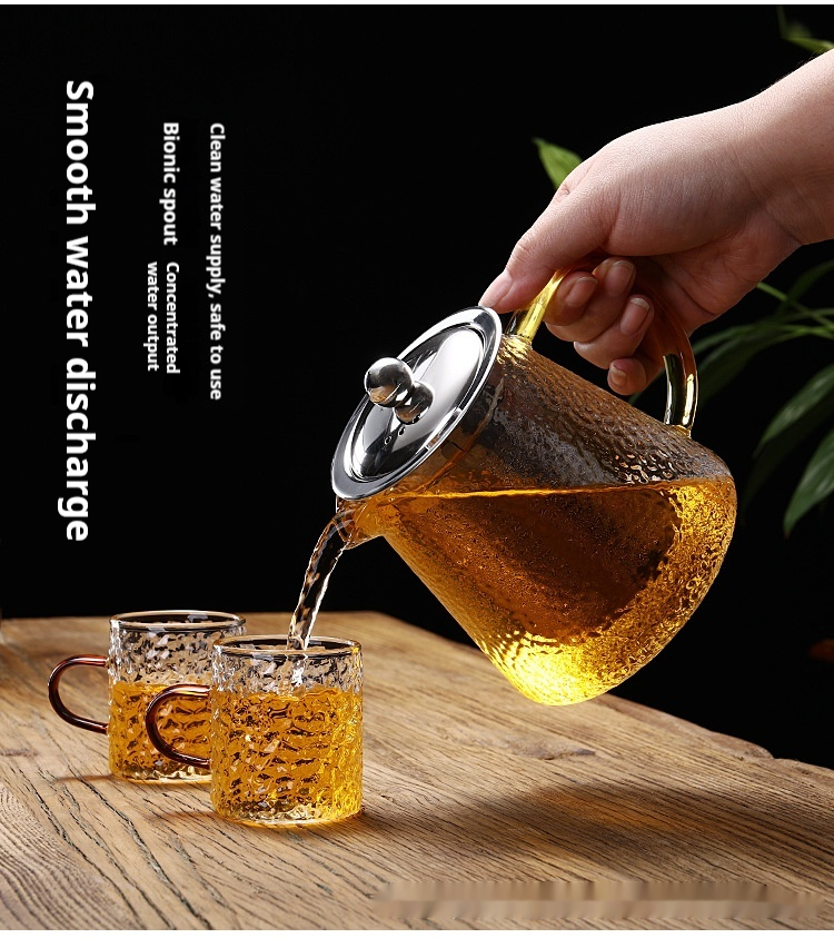 Title 7, Extra Thick Glass Teapot Transparent Large Tea ...