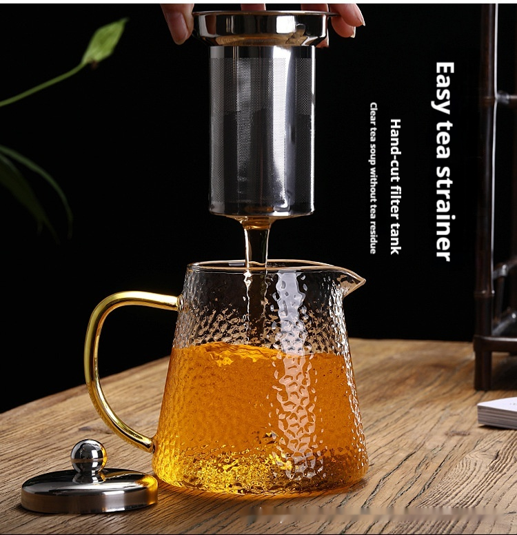 Title 14, Extra Thick Glass Teapot Transparent Large Tea ...