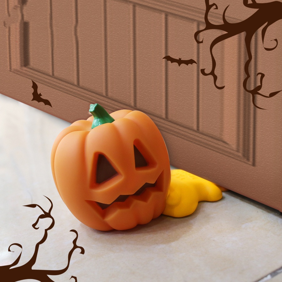 Title 5, Halloween Haunted House Luminous PVC Door Stop ...