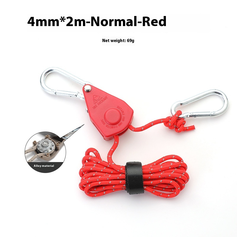 Medium Red 4mm 2 M Alloy