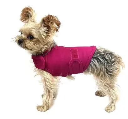 Pet Soothing Clothes For Dogs To Relieve Separation Anxiety Tank Top Rose Red - Shop at LoveMi