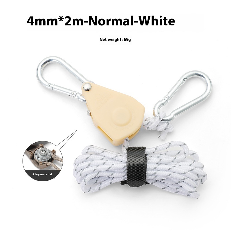 Medium White 4mm 2 M Alloy