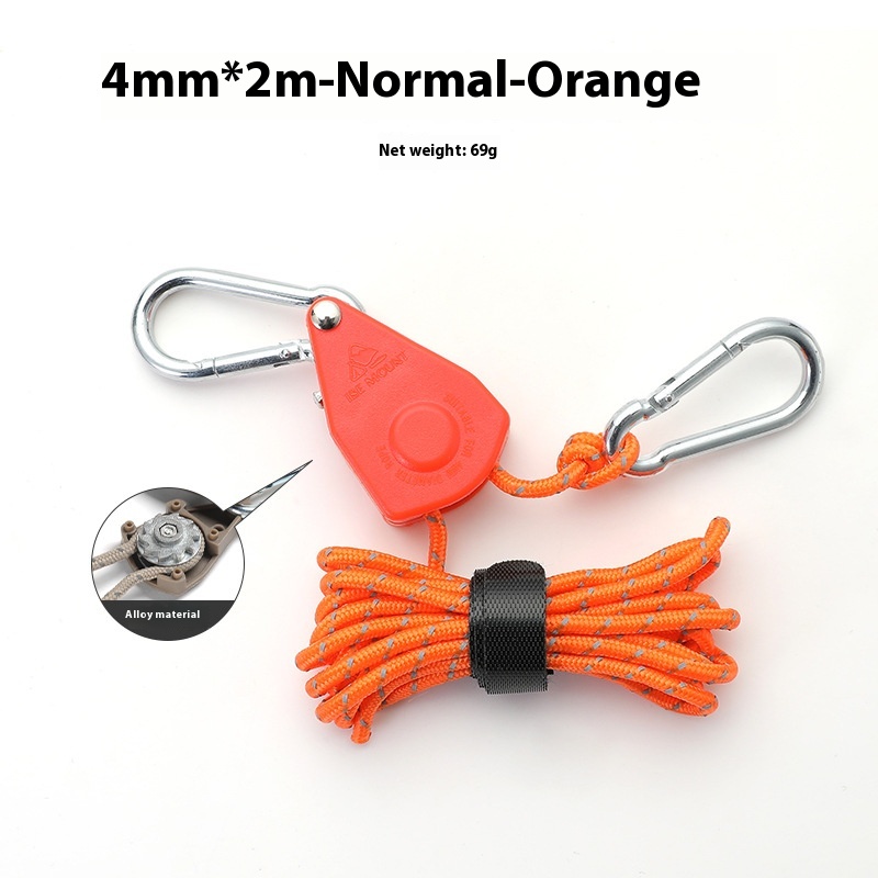 Medium Orange 4mm 2 M Alloy