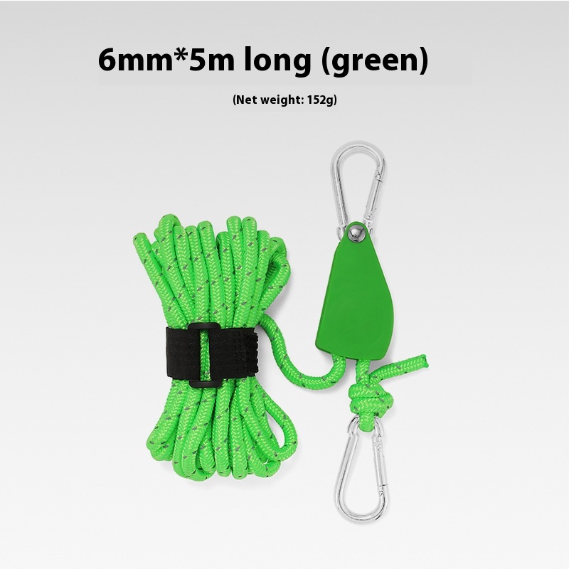 Large Green 6mm 5 M