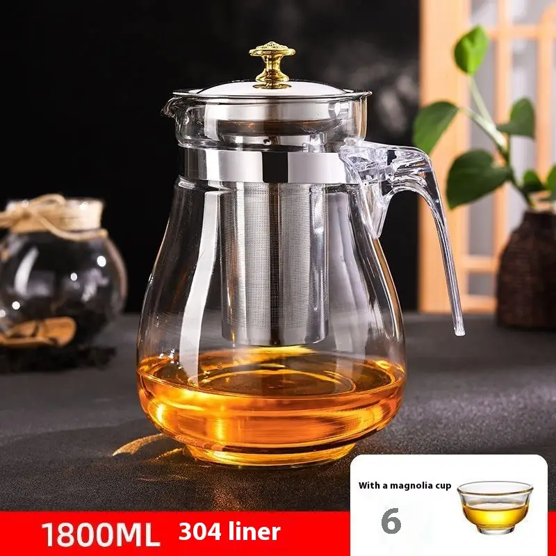 Thick Heat-resistant And Explosion-proof Glass Teapot