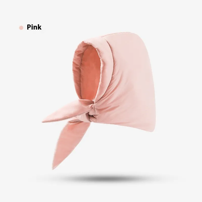 Down Cotton Winter Sleeve Cap Women's Wind-proof And Cold Protection - Dmz85 Pink