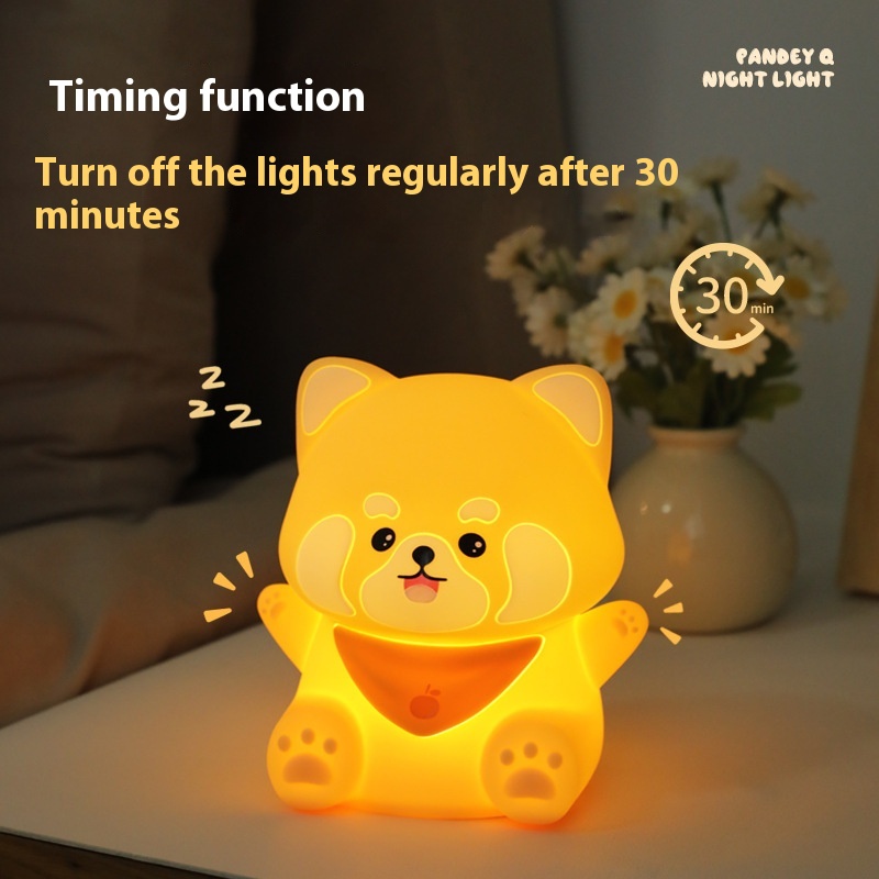 Title 4, New Homehold Lesser Panda Bedside Lamp