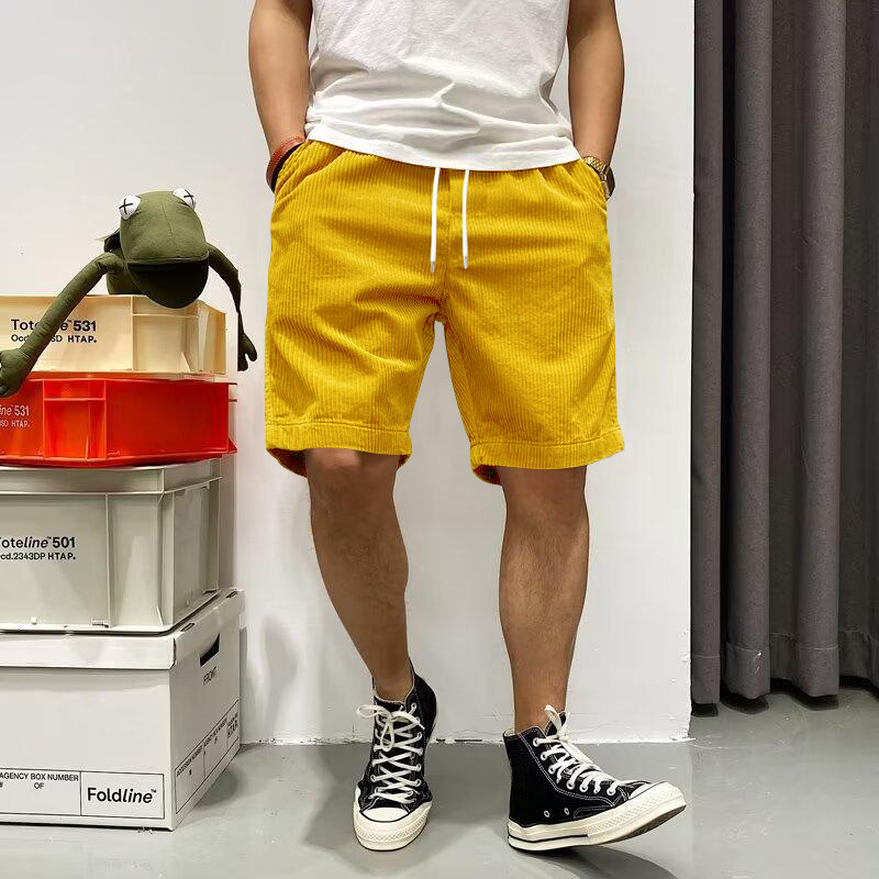 Men's Summer Vintage Corduroy Casual Shorts