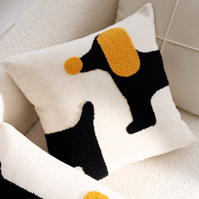 Title 7, Modern Simple Cartoon Dog Pillow Cover Pillow