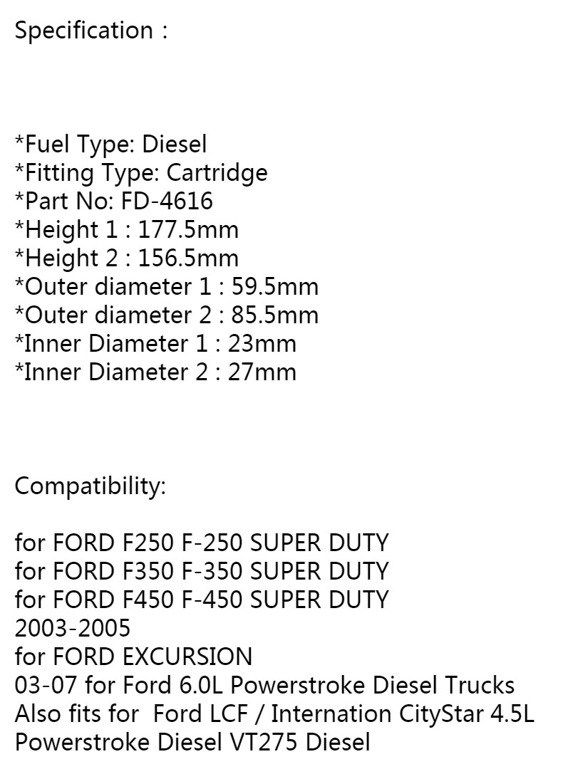 Title 1, FD-4616 FL-2016 3C3Z6731AA 3C3Z9N184CB Oil Filt...