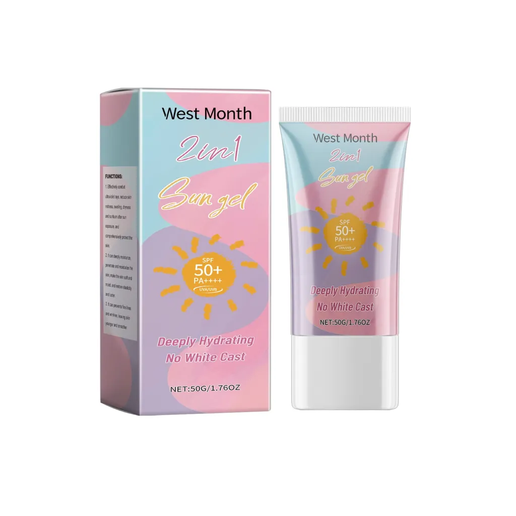 2-in-1 Sunscreen Lotion For Moisturizing And Refreshing - 50G