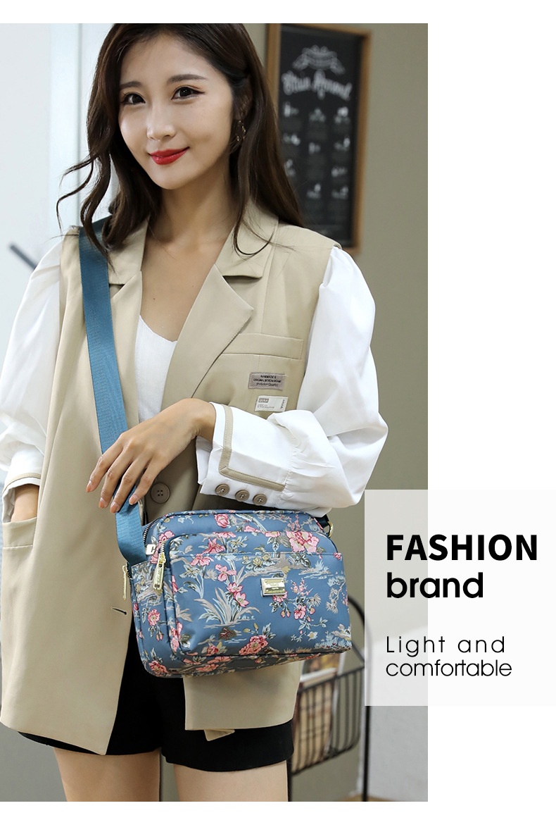 Title 27, Printed Multi-layer Crossbody Large Capacity Ca...