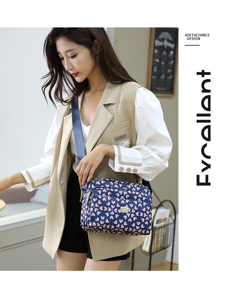 Title 21, Printed Multi-layer Crossbody Large Capacity Ca...