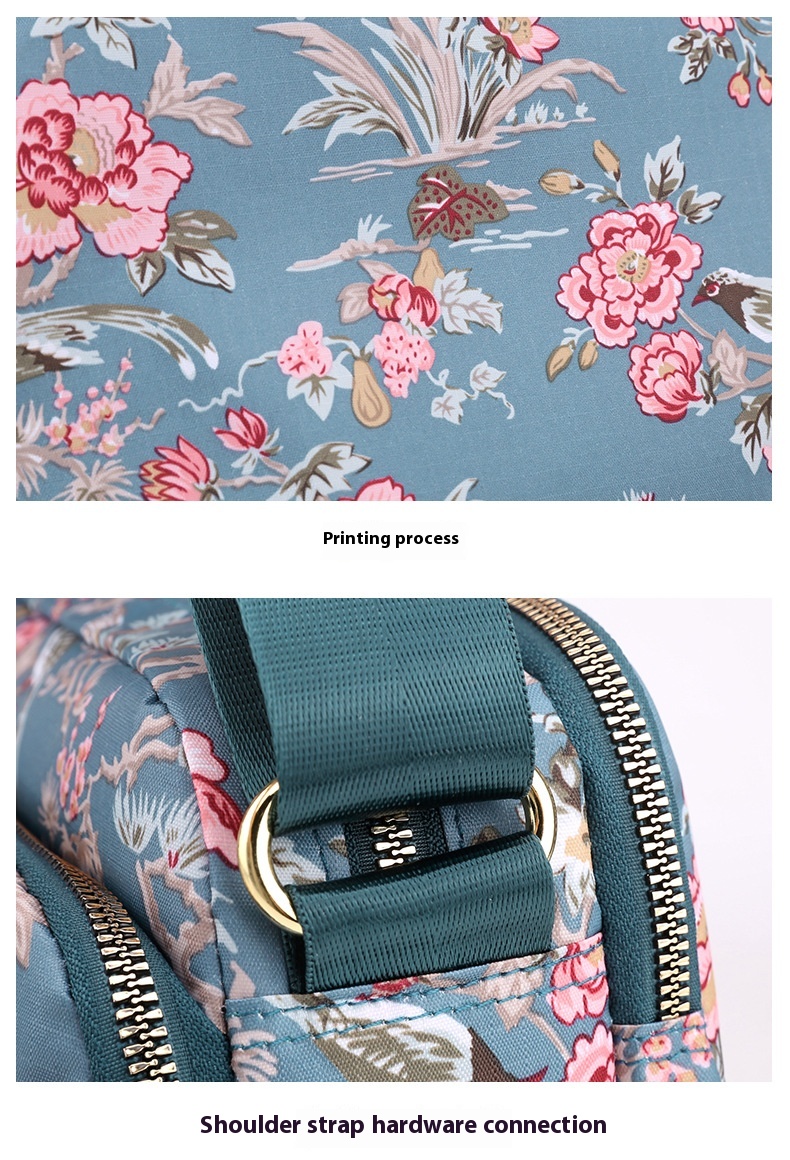 Title 1, Printed Multi-layer Crossbody Large Capacity Ca...