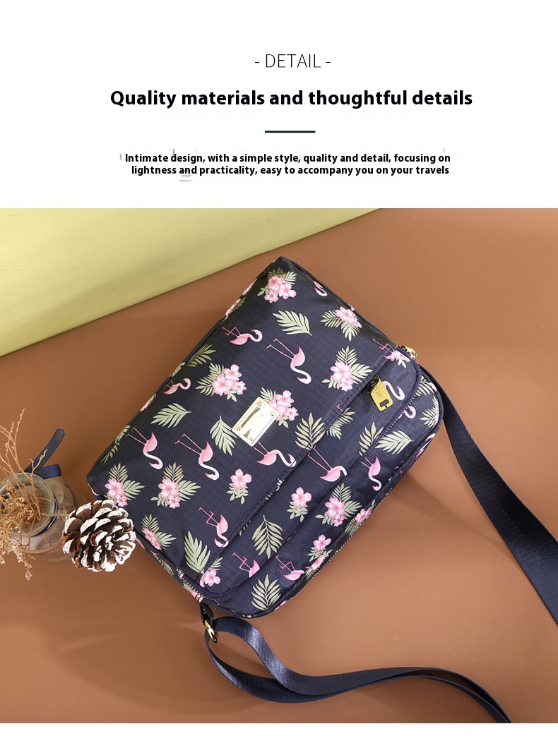 Title 18, Printed Multi-layer Crossbody Large Capacity Ca...