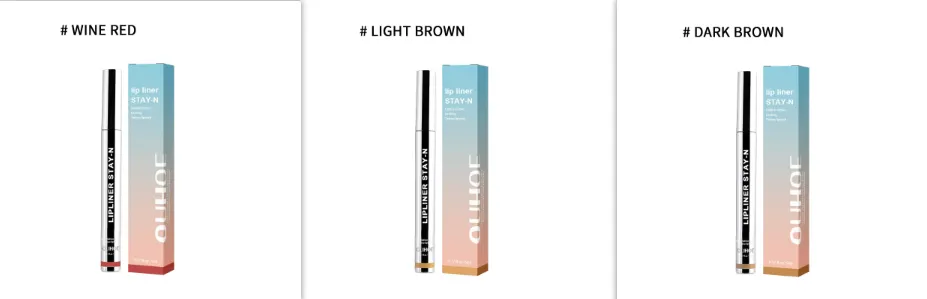 Lip Liner Pen Dark Brown Waterproof Long