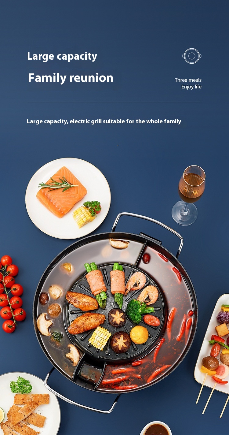 Title 1, Wash Roast All-in-one Pot Household Electric Ch...