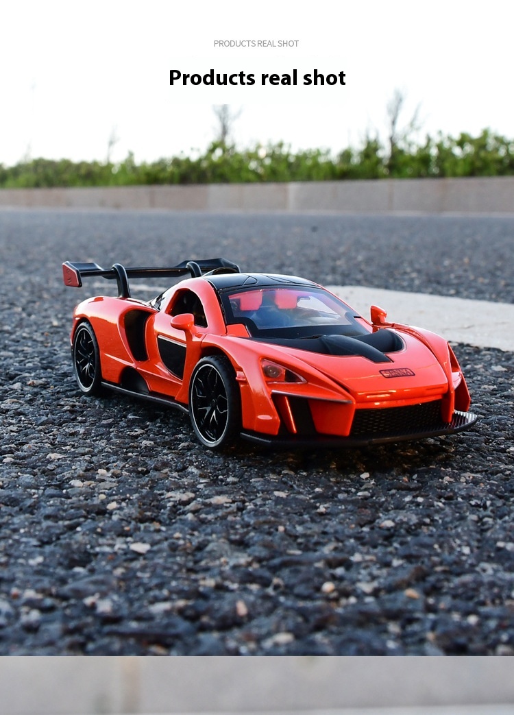 Title 4, Model Acousto-optic Metal Simulation Alloy Car Toy