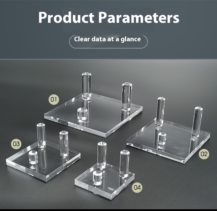 Title 7, Transparent Display Rack Ore Acrylic