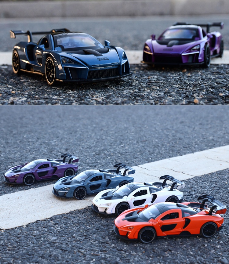 Title 3, Model Acousto-optic Metal Simulation Alloy Car Toy