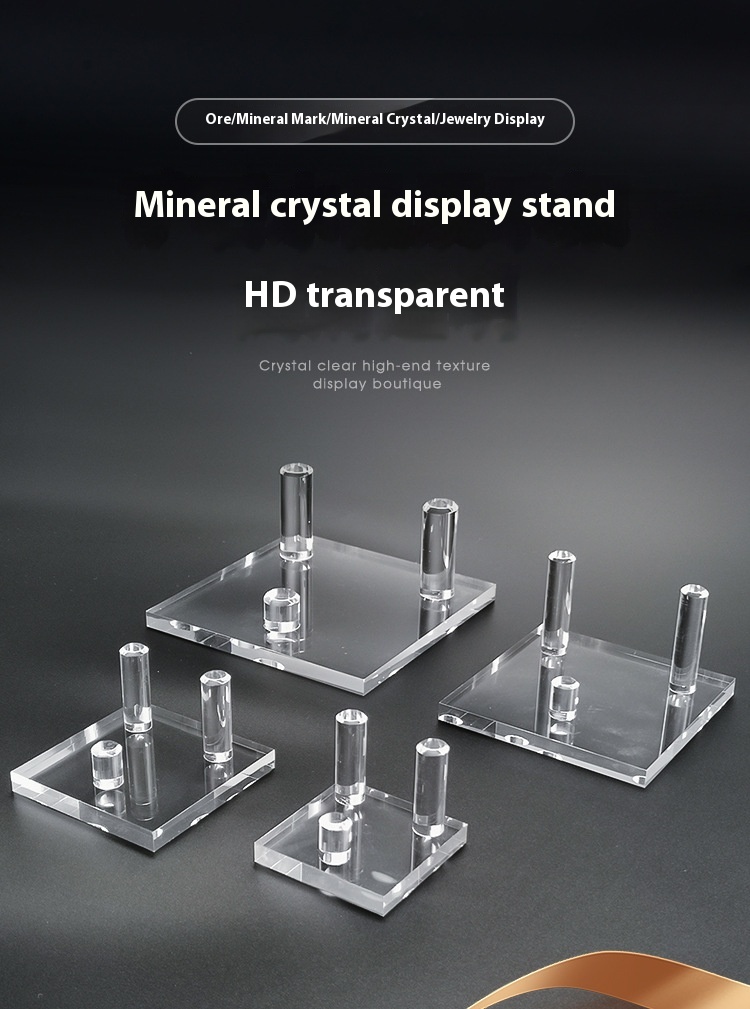 Title 2, Transparent Display Rack Ore Acrylic