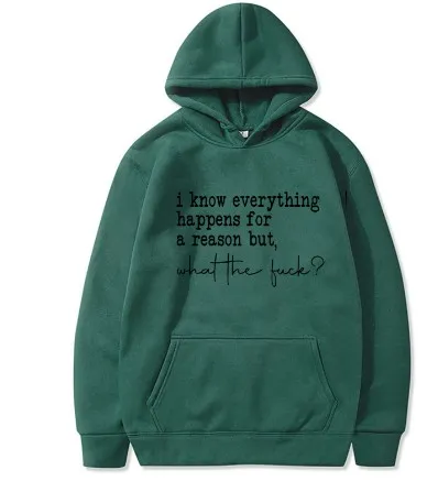 Sports Printed Long Sleeve Pullover Hoodie Sweater Green - Shop at LoveMi