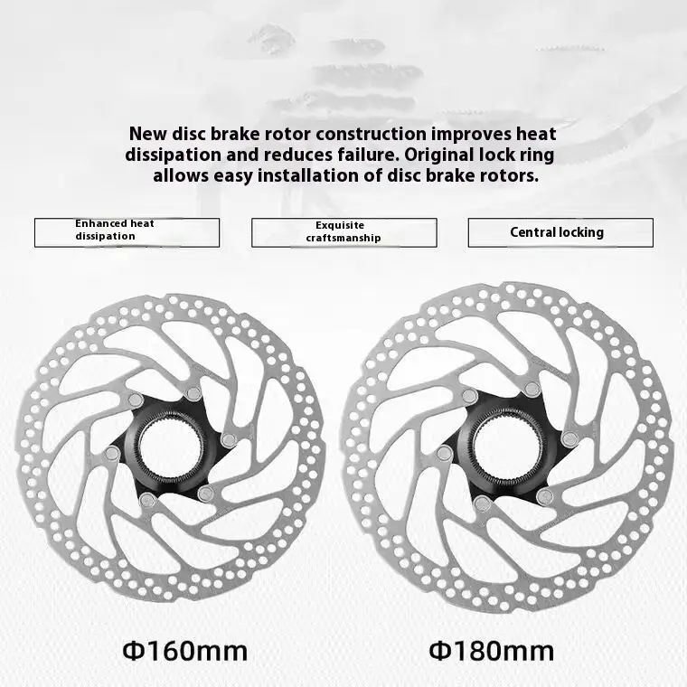 Middle-sized Lock Disc Mountain Bike Road Bike Central Lock Brake Pad 160180 Disc