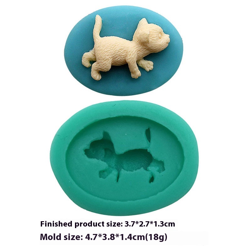 Title 11, Lazy Kitty Silicone Mold DIY Handmade