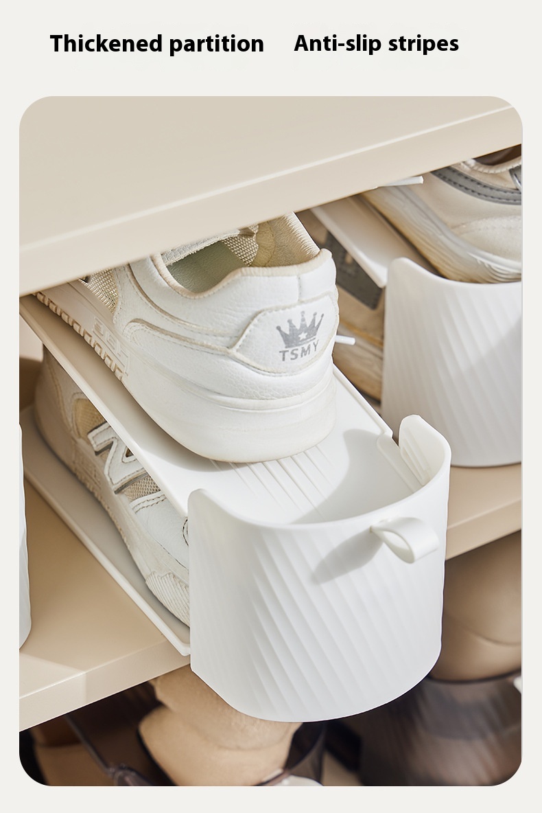 Title 3, Household Simple Plastic Shoe Rack The Third Ge...