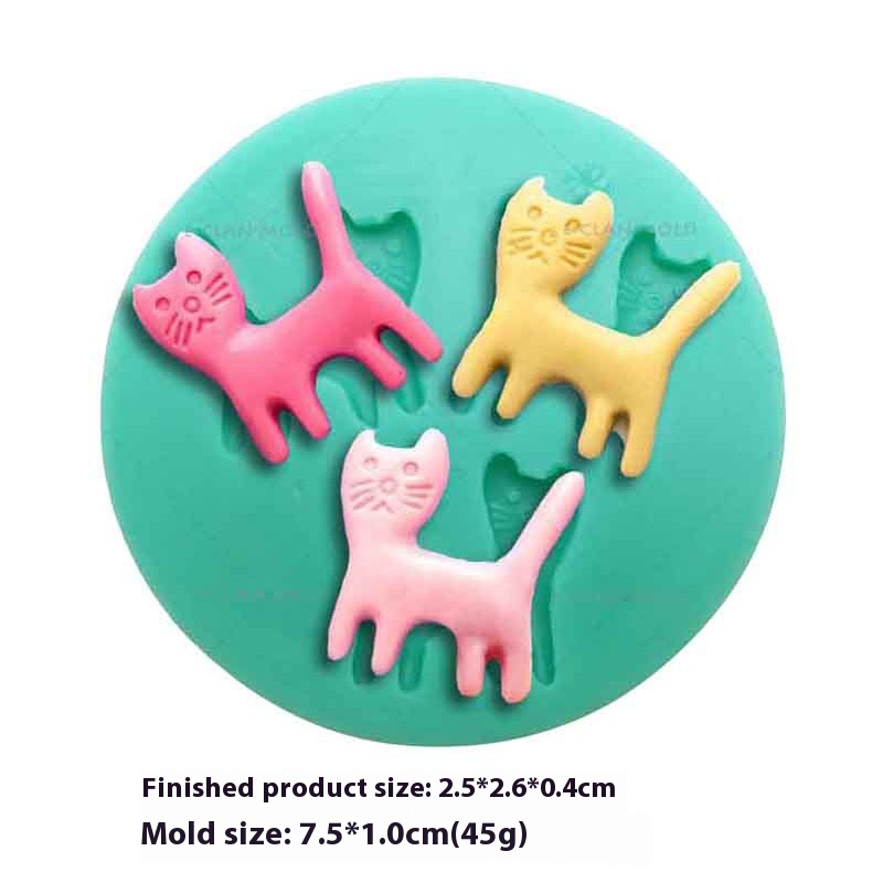 Title 19, Lazy Kitty Silicone Mold DIY Handmade