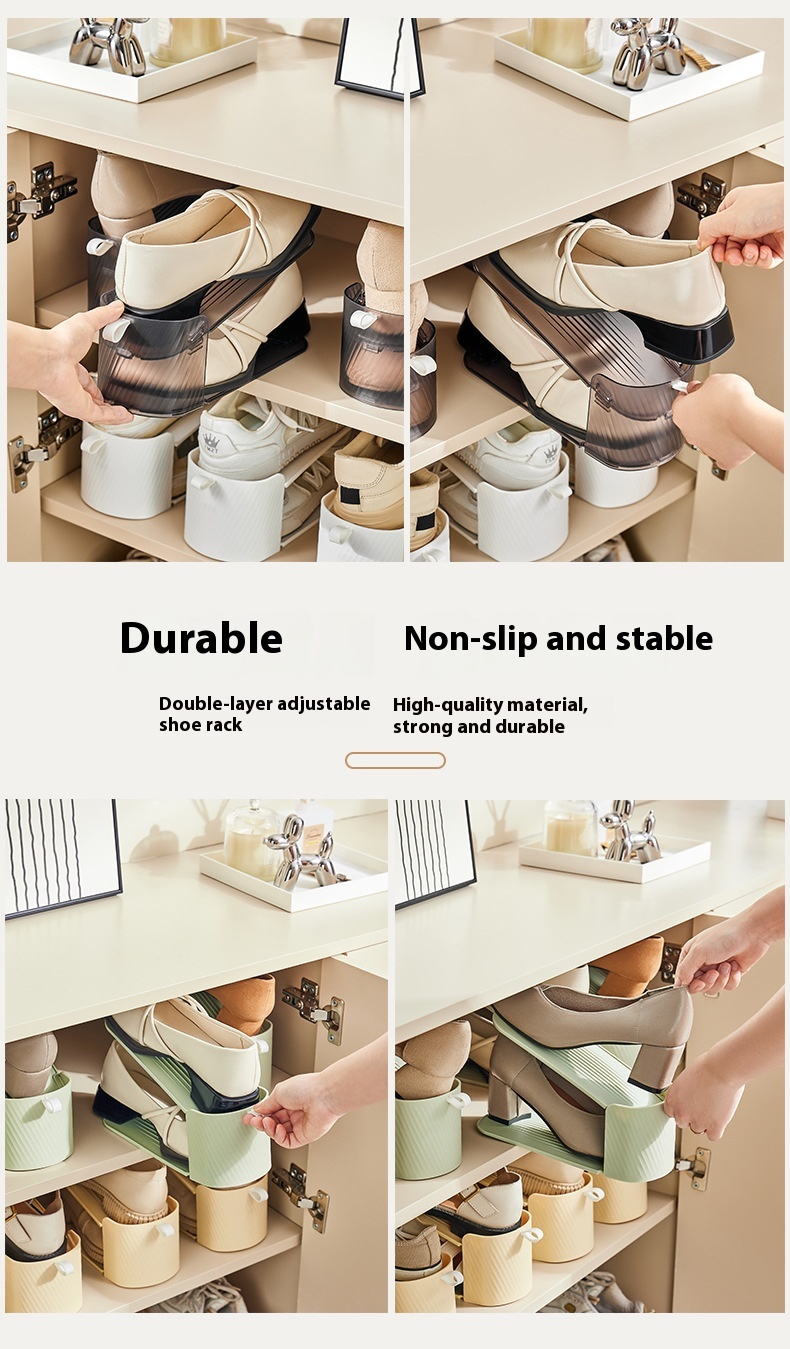 Title 6, Household Simple Plastic Shoe Rack The Third Ge...