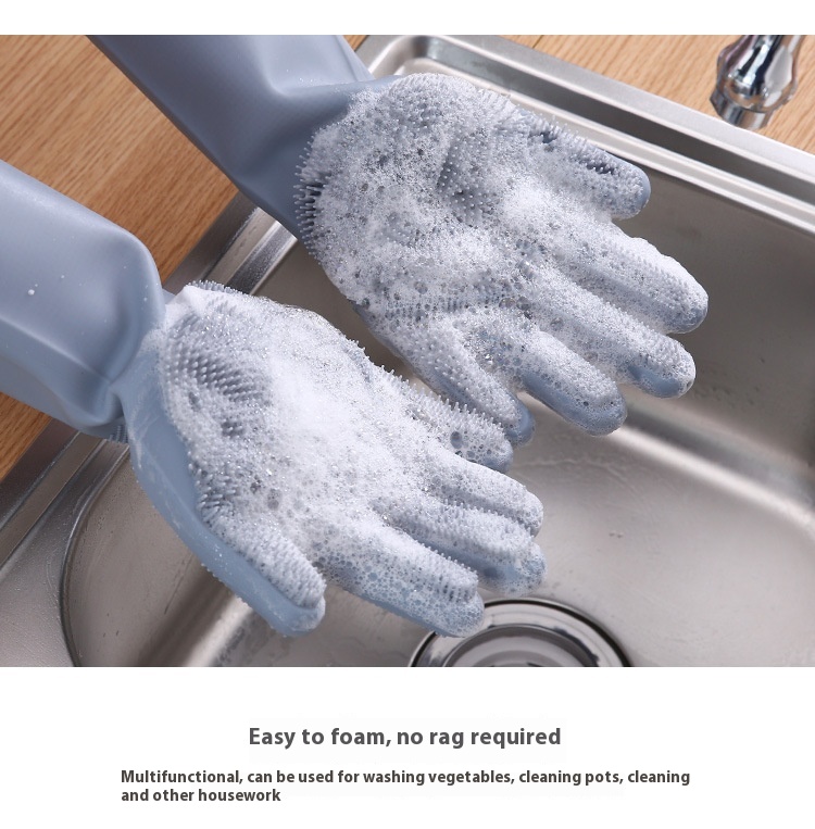 Title 15, Silicone Dishwashing Magic Gloves