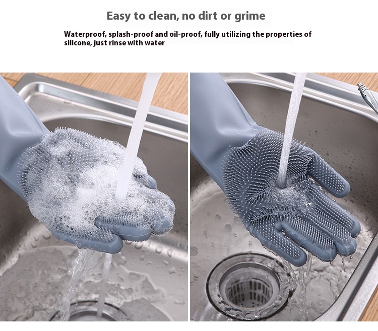 Title 8, Silicone Dishwashing Magic Gloves