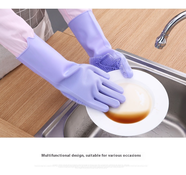 Title 7, Silicone Dishwashing Magic Gloves