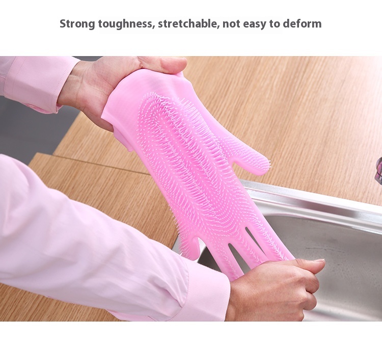 Title 4, Silicone Dishwashing Magic Gloves