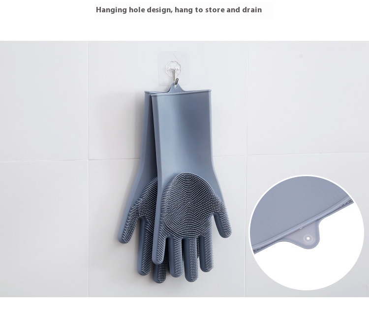 Title 14, Silicone Dishwashing Magic Gloves