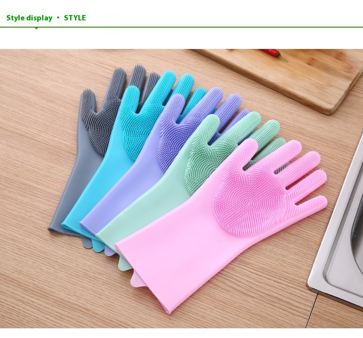 Title 16, Silicone Dishwashing Magic Gloves