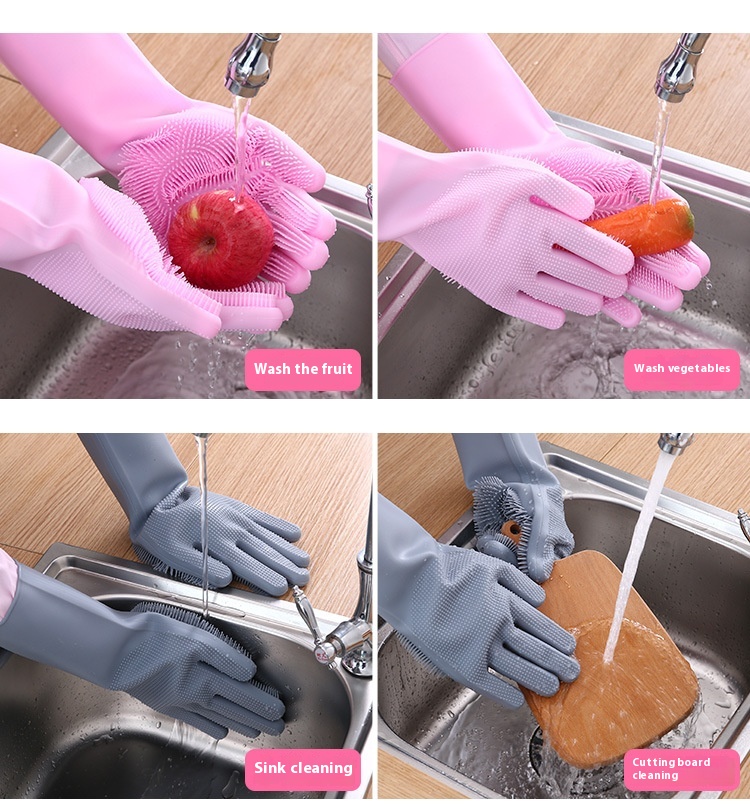 Title 10, Silicone Dishwashing Magic Gloves