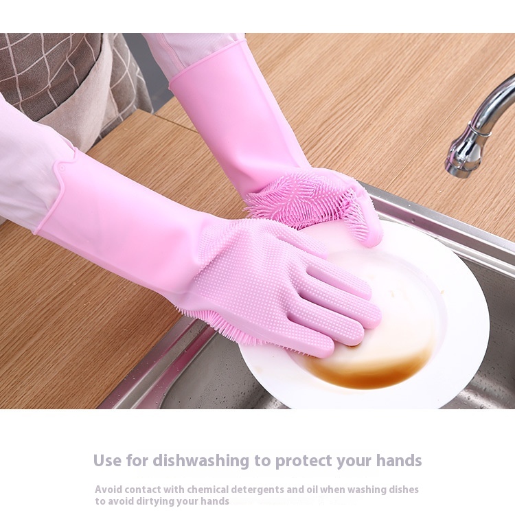 Title 5, Silicone Dishwashing Magic Gloves