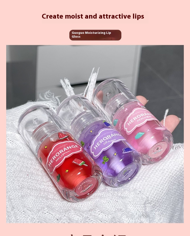 Title 8, Fruit Lip Gloss Fruit Nourishing Moisturizing L...