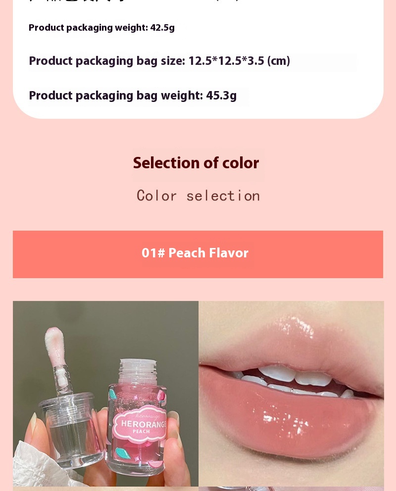 Title 2, Fruit Lip Gloss Fruit Nourishing Moisturizing L...