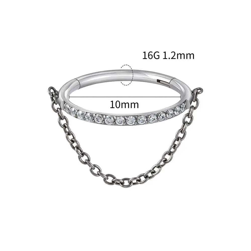 Multi-functional Nose Ring For Human Body Puncture